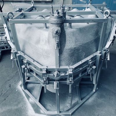 Aluminium-Rotationsformen formt NPT-Kraftstofftank-Form mit Stahlrahmen der rohr-40x40