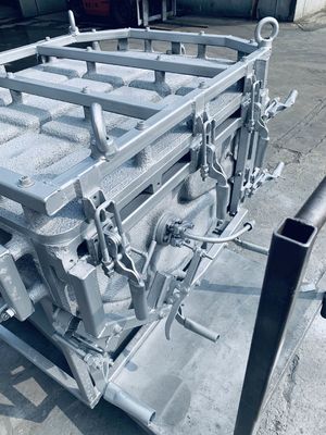 Saures Rotationsantiformteil bearbeitet 8-12mm kundenspezifischen Schieber, der mit schweren Klammern errichtet wird