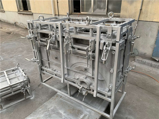 Aluminiumrotationsformen A356 für Plastiklieferungs-Kasten der nahrung200l mit Rädern