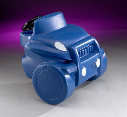 Automobil-Kunststoff-Rotationsformteil OEM für Spielzeugautos, zusammengebaute dunkelblaue Teile