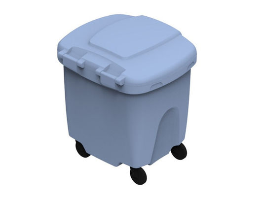 LLDPE-Rotationsformteil-Produkt-150L-Mülleimer mit einwandiger Deckel-Verschleißfestigkeit