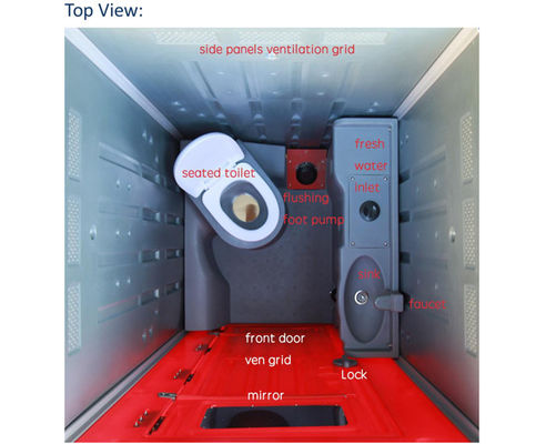 Rotationsform für Frischwassertanks, mobile Rotationsform-Form für Toilettentanks