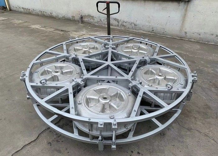 Kundenspezifische Aluminium- Formen für Plastik-Rotomold-Rad-Flöße mit voller Form des Spinnen-Rahmen-6061T6