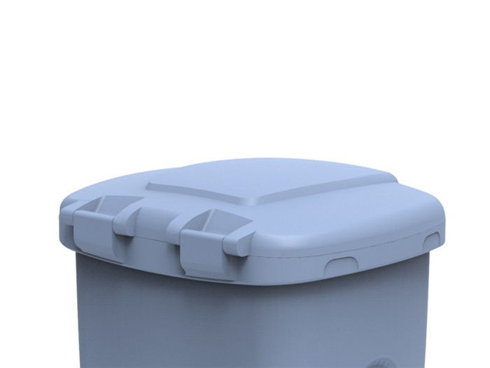 LLDPE-Rotationsformteil-Produkt-150L-Mülleimer mit einwandiger Deckel-Verschleißfestigkeit