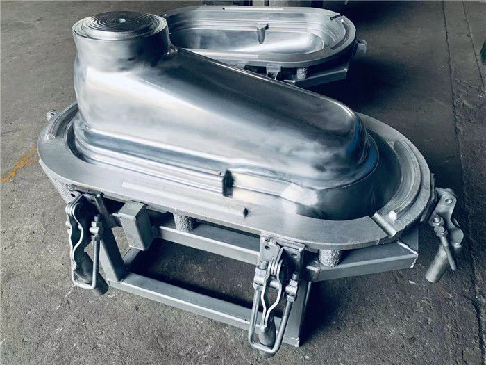 Kundenspezifische Design-Form für tragbare Toiletten, Gussaluminium-Sitzform, Rotationsformwerkzeuge, Anti-Säure